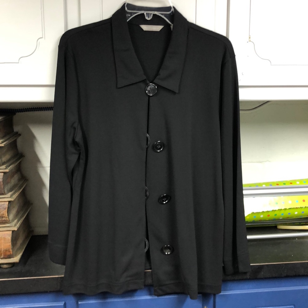 NWT INVESTMENTS‎ Jacket size large Black